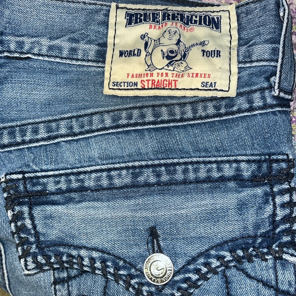 TRUE RELIGION BRAND JEANS WORLD TOUR Men’s Size 29 Blue Jeans NWOT $85